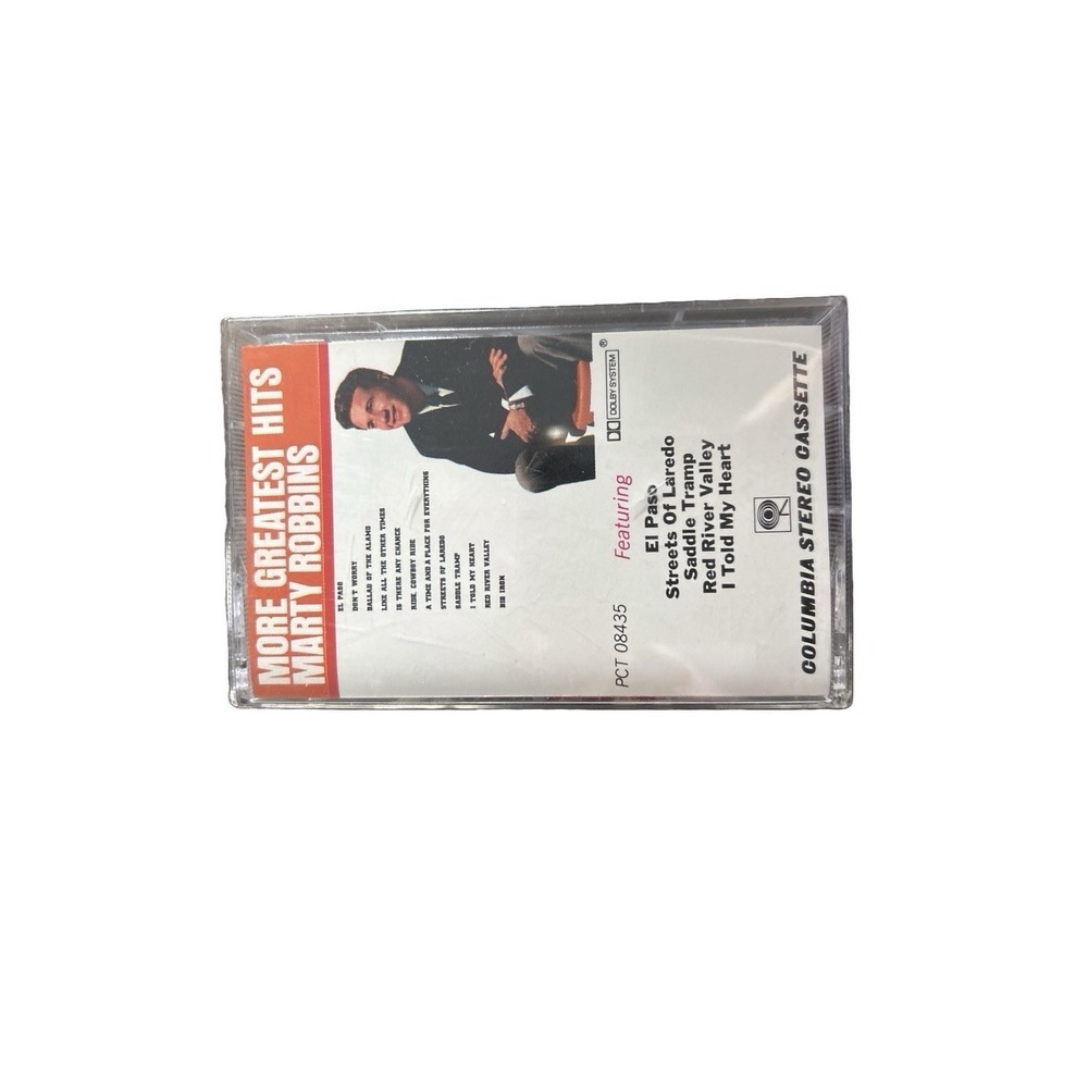 Marty Robbins More Greatest Hits Cassette Columbia Featuring El Paso